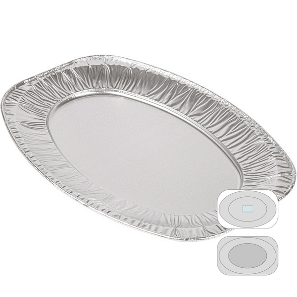 Bandeja Oval Alumínio